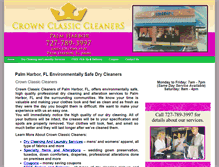 Tablet Screenshot of crownclassiccleaners.net